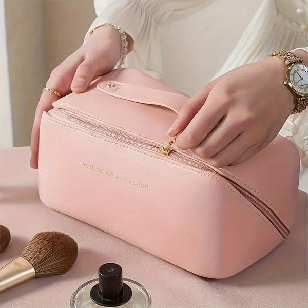 Makeup Organizer Female Toiletry Kit Bag Make Up Case Storage Pouch Luxury Lady Box, Cosmetic Bag, Organizer Bag For Travel Zip - PST PS Tradings