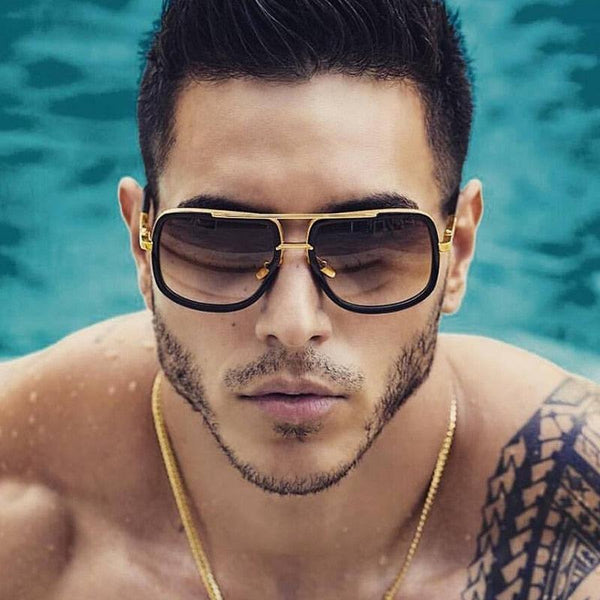 Men's Alloy Retro Sunglasses