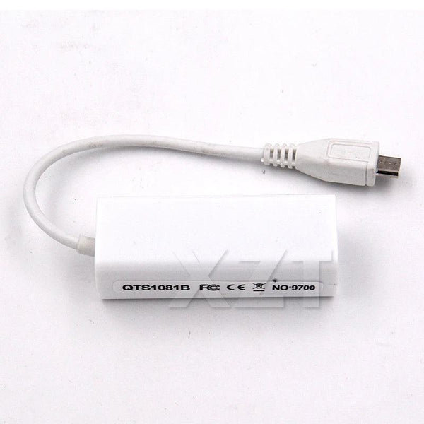 Micro USB  to lan card Connector For Tablet 2.0 5 Pin 10/100 Male RJ45 Female Ethernet LAN Network Card Adapter - PST PS Tradings