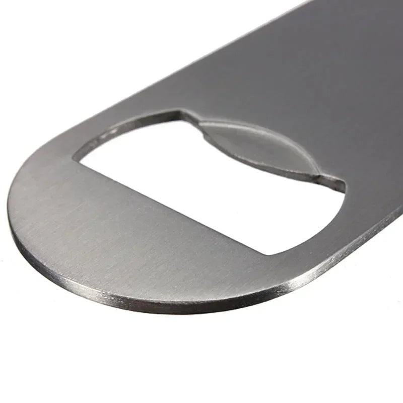 Mini Durable Beer Bottle Opener Stainless Steel Flat Speed Bottle Cap Opener Remover Bar Blade Kitchen Tool - PST PS Tradings