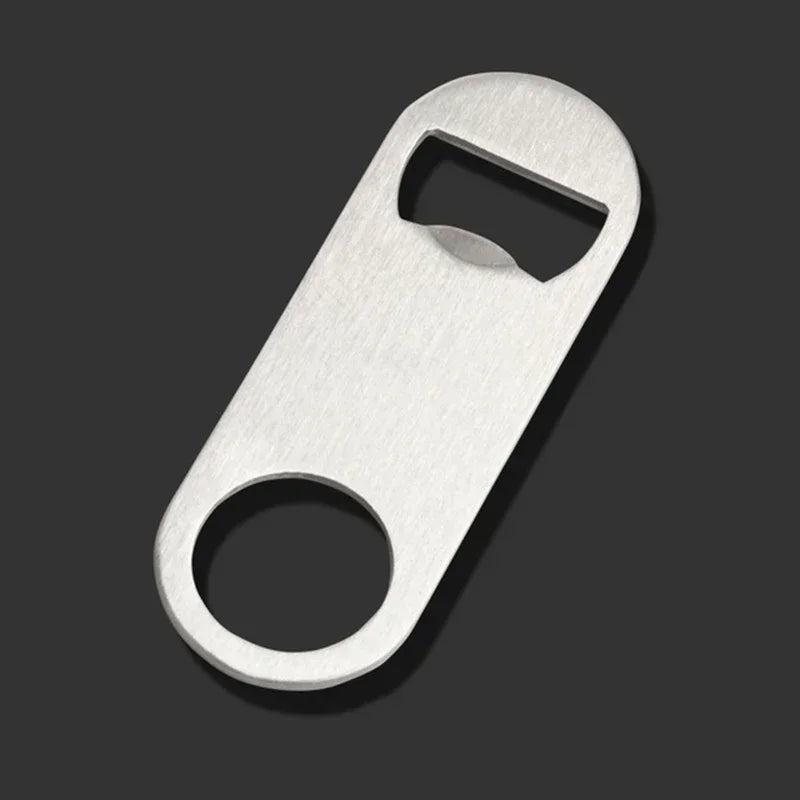 Mini Durable Beer Bottle Opener Stainless Steel Flat Speed Bottle Cap Opener Remover Bar Blade Kitchen Tool - PST PS Tradings