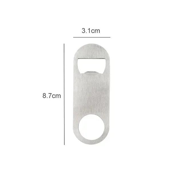 Mini Durable Beer Bottle Opener Stainless Steel Flat Speed Bottle Cap Opener Remover Bar Blade Kitchen Tool - PST PS Tradings