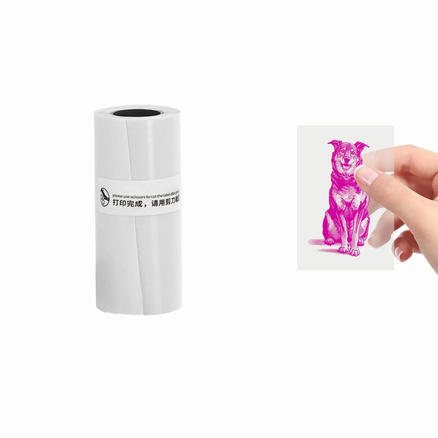 Mini Printer Paper Transparent Thermal Sticker Paper scrapbook Self-adhesive Printer Paper Printer For Photos Notes For peripage - PST PS Tradings