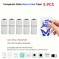 Mini Printer Paper Transparent Thermal Sticker Paper scrapbook Self-adhesive Printer Paper Printer For Photos Notes For peripage - PST PS Tradings