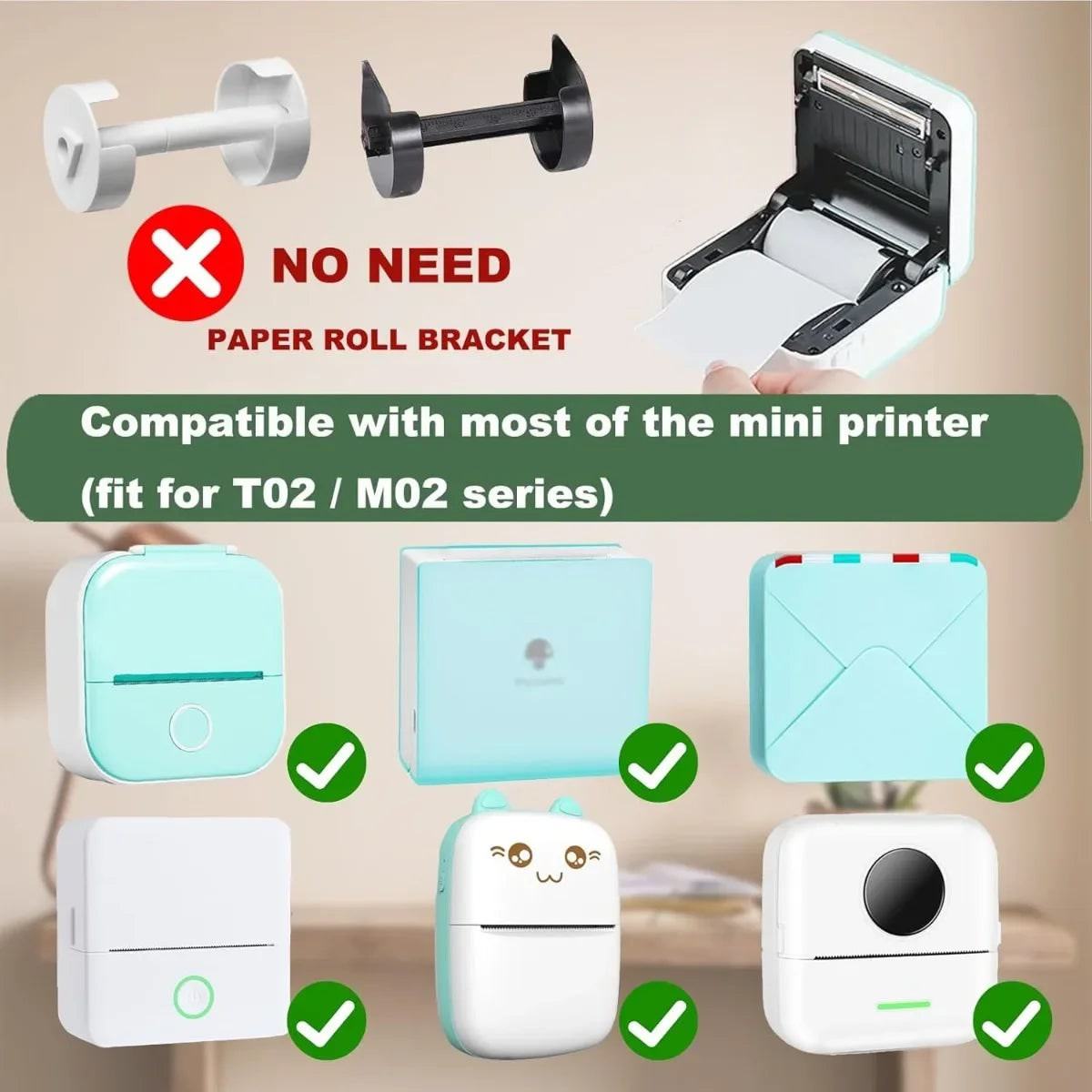 Mini Printer Paper Transparent Thermal Sticker Paper scrapbook Self-adhesive Printer Paper Printer For Photos Notes For peripage - PST PS Tradings