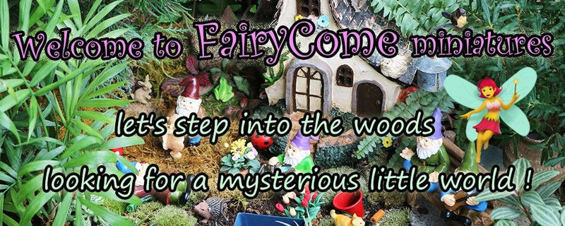 Miniature Fairy Garden Gnomes Figurines Set Resin Animals Mini Small Funny Dwarf Decorations Statues Ornaments Collection Indoor - PST PS Tradings