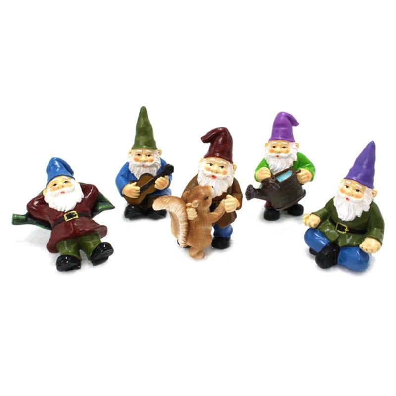 Miniature Fairy Garden Gnomes Figurines Set Resin Animals Mini Small Funny Dwarf Decorations Statues Ornaments Collection Indoor - PST PS Tradings