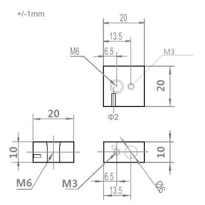 MK8 Extrusion V5 J-head Hotend Heating Aluminum Block 20x20x10mm with Thermistor  Ceramic Heater 12V 24V 40W for 3D Printer Part - PST PS Tradings