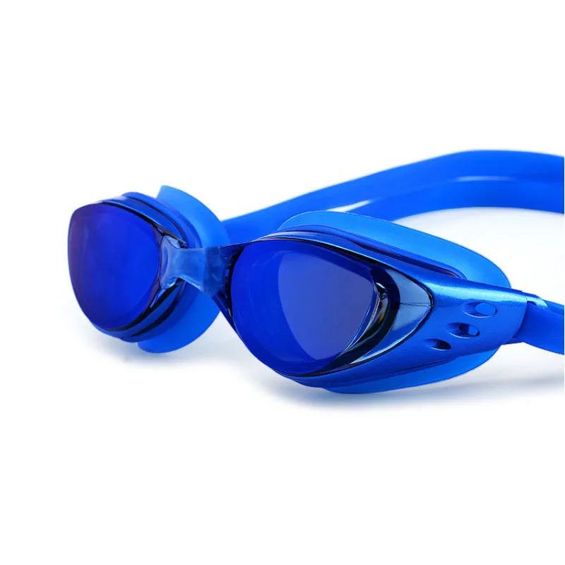 Myopia Swimming Glasses Prescription -1.0~-10 Waterproof Anti Fog Swim Eyewear Silicone Diopter Diving Goggles Adults Children - PST PS Tradings