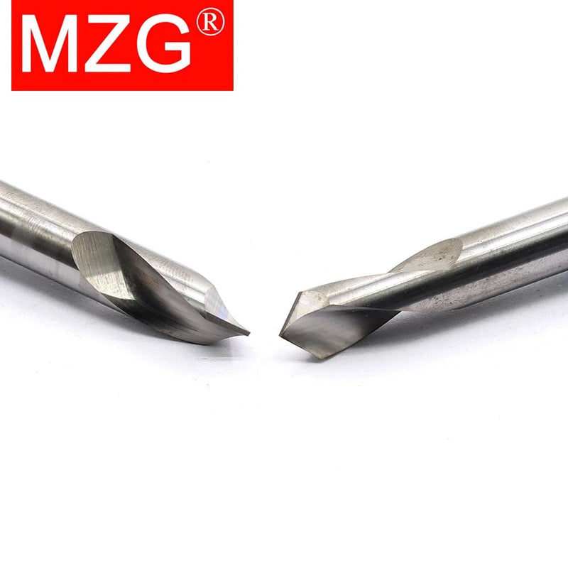 MZG Spot Drill Bit Point 90 Dgrees Carbide CNC Chamfering Drilling Hole Guide Tool Tungsten Steel Location Centering Pilot Drill