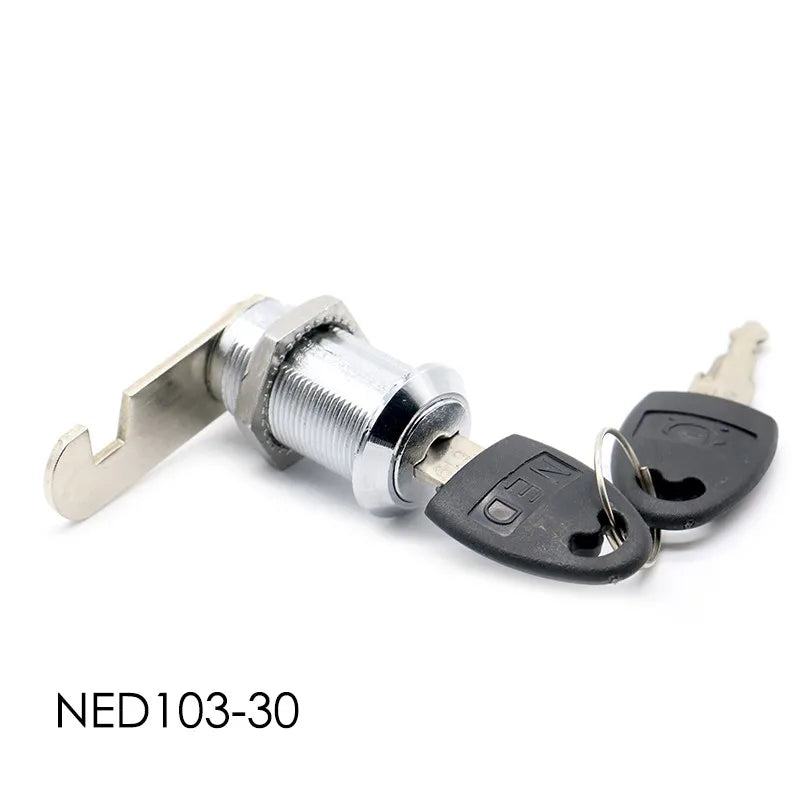 NAIERDI Cam Cylinder Locks Door Cabinet Mailbox Drawer Cupboard Padlock Security Locks With Plastic Keys Furniture Hardware - PST PS Tradings