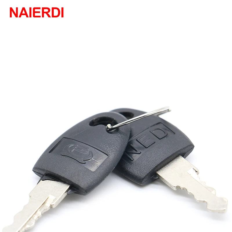 NAIERDI Cam Cylinder Locks Door Cabinet Mailbox Drawer Cupboard Padlock Security Locks With Plastic Keys Furniture Hardware - PST PS Tradings