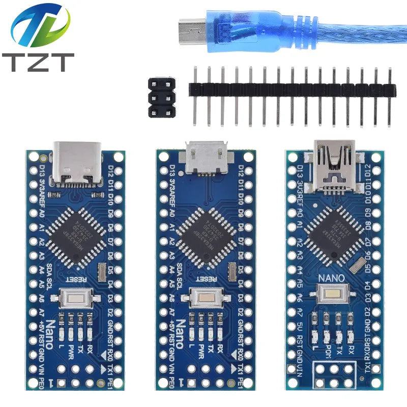 Nano Mini USB With the bootloader compatible Nano 3.0 controller for TZTrduino CH340 USB driver 16Mhz Nano v3.0 ATMEGA328P/168P - PST PS Tradings