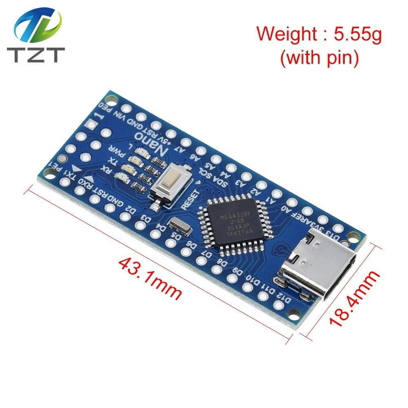 Nano Mini USB With the bootloader compatible Nano 3.0 controller for TZTrduino CH340 USB driver 16Mhz Nano v3.0 ATMEGA328P/168P - PST PS Tradings