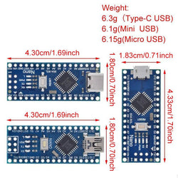 Nano Mini USB With the bootloader compatible Nano 3.0 controller for TZTrduino CH340 USB driver 16Mhz Nano v3.0 ATMEGA328P/168P - PST PS Tradings