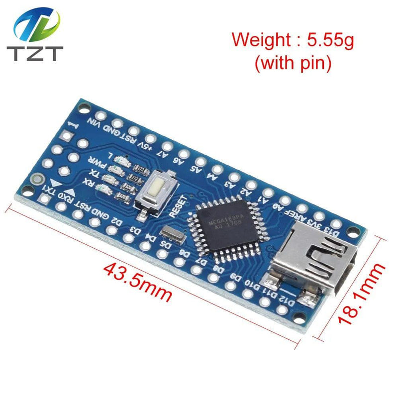 Nano Mini USB With the bootloader compatible Nano 3.0 controller for TZTrduino CH340 USB driver 16Mhz Nano v3.0 ATMEGA328P/168P - PST PS Tradings