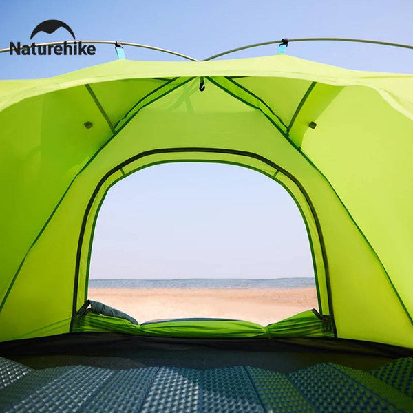 Naturehike 2024 New Camping Tent Large Space Mosquito-repellent Beach Tents Ultralight Quick Set 2 Person Outdoor Hiking Tent - Property & Safety Tradings