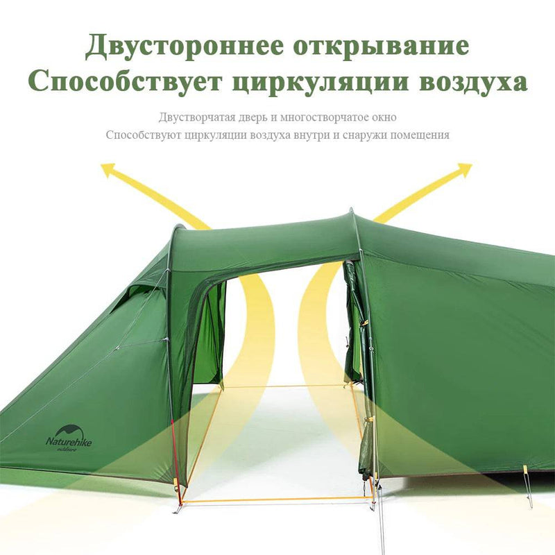 Naturehike Opalus 2 3 4 Tent 2 3 4 Person Hiking Tent 4 Season Tent Ultralight Family Travel Tent 20D Waterproof Camping Tent - Property & Safety Tradings