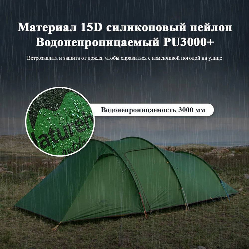 Naturehike Opalus 2 3 4 Tent 2 3 4 Person Hiking Tent 4 Season Tent Ultralight Family Travel Tent 20D Waterproof Camping Tent - Property & Safety Tradings