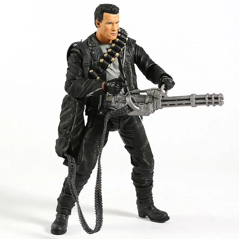 NECA Terminator 2: Judgment Day T-800 Arnold Schwarzenegger PVC Action Figure Collectible Model Toy 7" 18cm