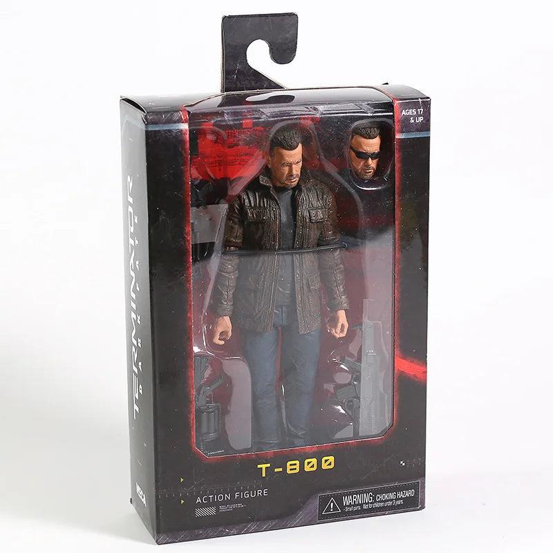 NECA Terminator 2: Judgment Day T-800 Arnold Schwarzenegger PVC Action Figure Collectible Model Toy 7" 18cm