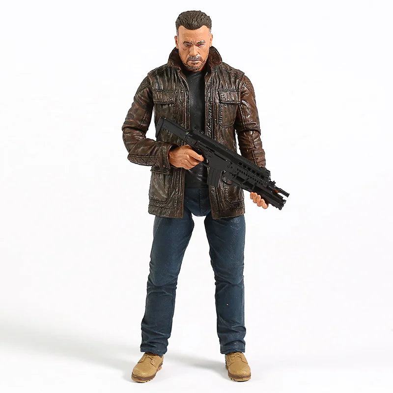 NECA Terminator 2: Judgment Day T-800 Arnold Schwarzenegger PVC Action Figure Collectible Model Toy 7" 18cm