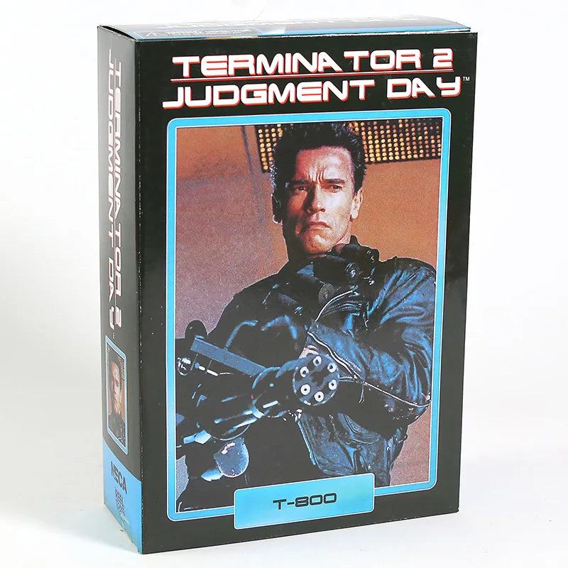 NECA Terminator 2: Judgment Day T-800 Arnold Schwarzenegger PVC Action Figure Collectible Model Toy 7" 18cm