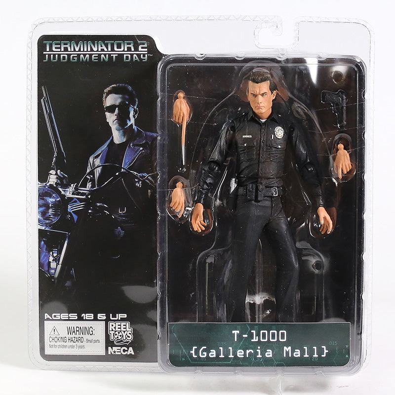 NECA Terminator 2: Judgment Day T-800 Arnold Schwarzenegger PVC Action Figure Collectible Model Toy 7" 18cm