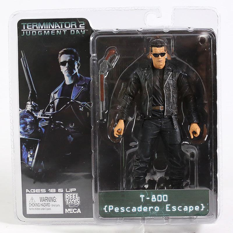 NECA Terminator 2: Judgment Day T-800 Arnold Schwarzenegger PVC Action Figure Collectible Model Toy 7" 18cm