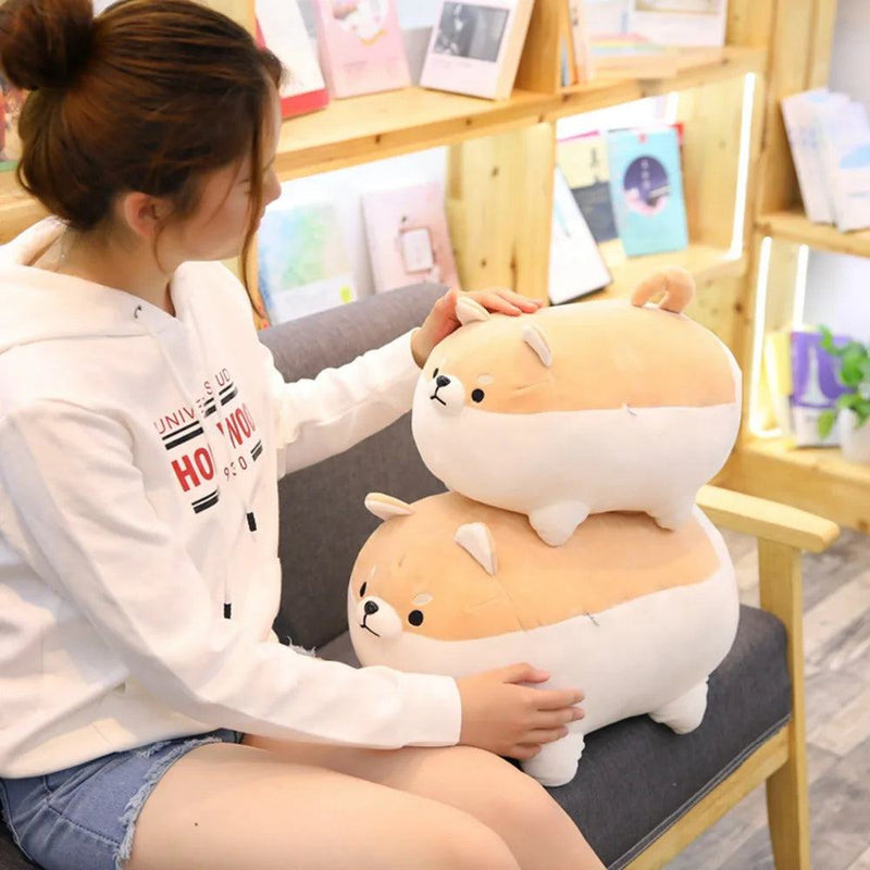 New 40/50cm Cute Shiba Inu Dog Plush Toy Stuffed Soft Animal Corgi Chai Pillow Christmas Gift for Kids Kawaii Valentine Present