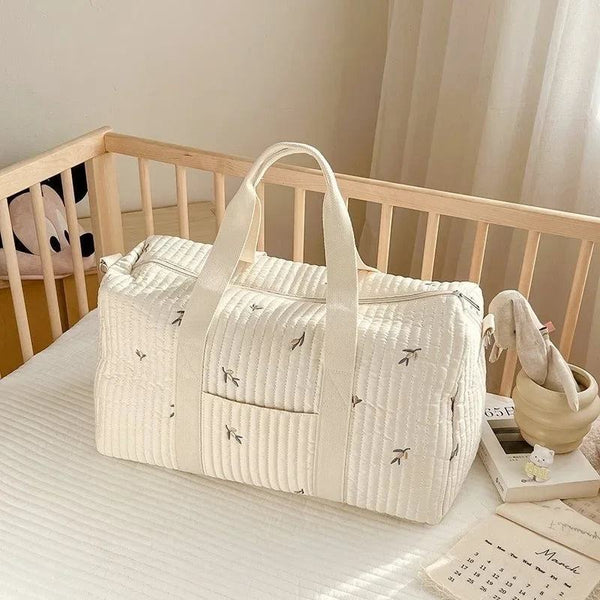 New Embroidered Mom Bag Storage Bag Large Capacity Mommy Travel Bag Fashion Multi-functional Handbag Lightweight Diagonal - PST PS Tradings