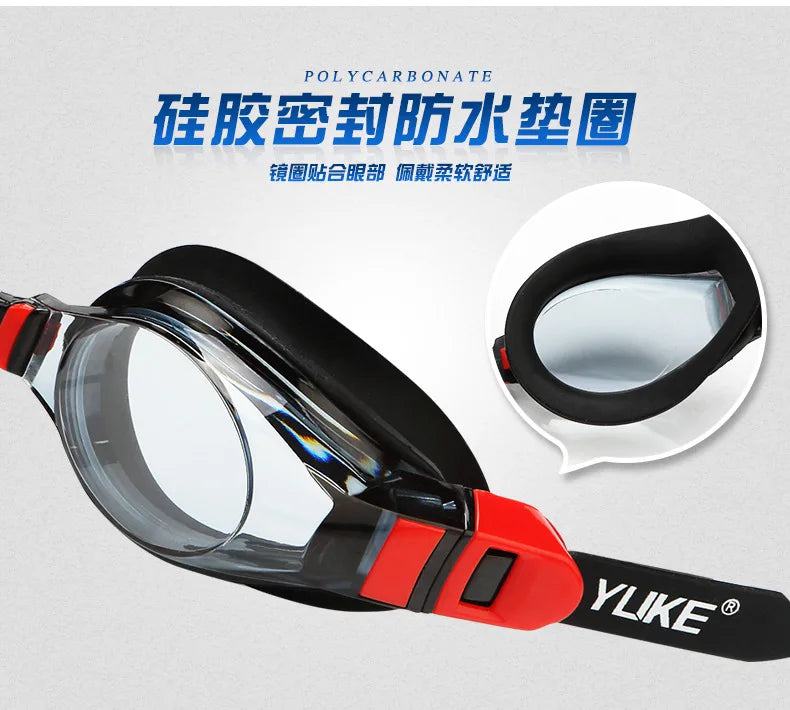 new eye wear Re-UV  Swimming Goggles Women Men Professional Waterproof  Swim Glasses  beach Arena - PST PS Tradings