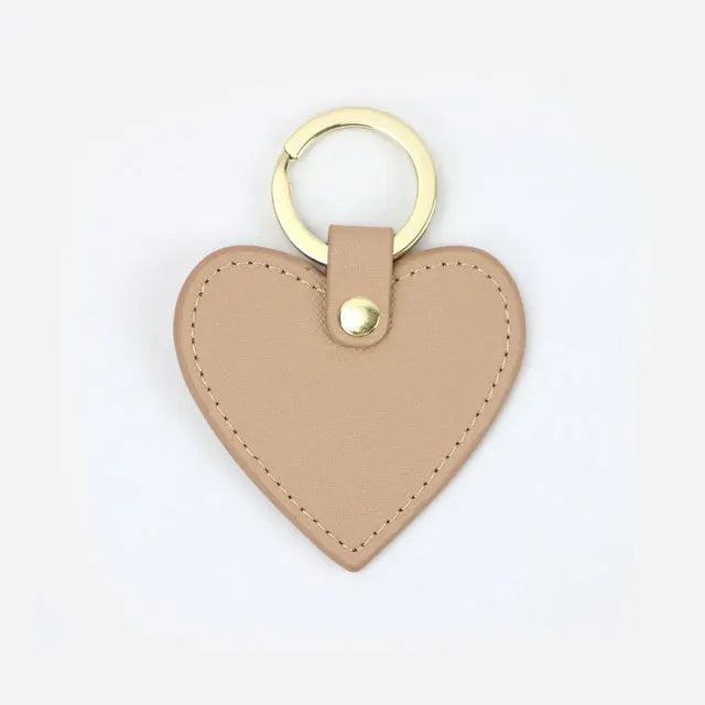 New Fashion Free Custom Initial Letters Genuine Leather Keychain For Women Key Ring Chain Female Keyring - PST PS Tradings