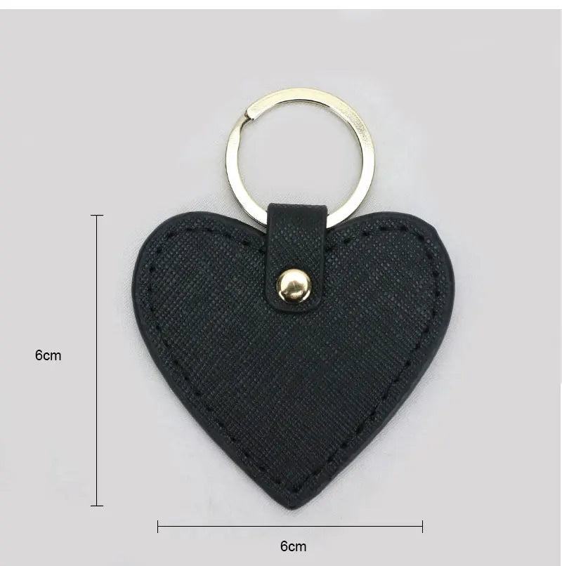 New Fashion Free Custom Initial Letters Genuine Leather Keychain For Women Key Ring Chain Female Keyring - PST PS Tradings