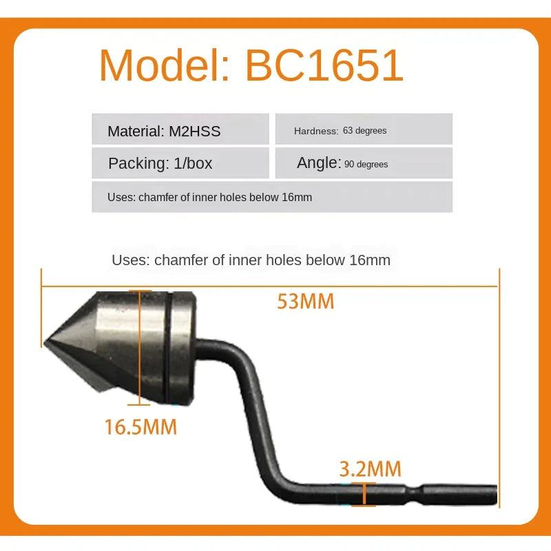 New HSS Chamfer Tool Countersunk Blade BC1041 BC1651 BC8301 BC6301 Deburring System Trimming Tool - PST PS Tradings  PST PS Tradings