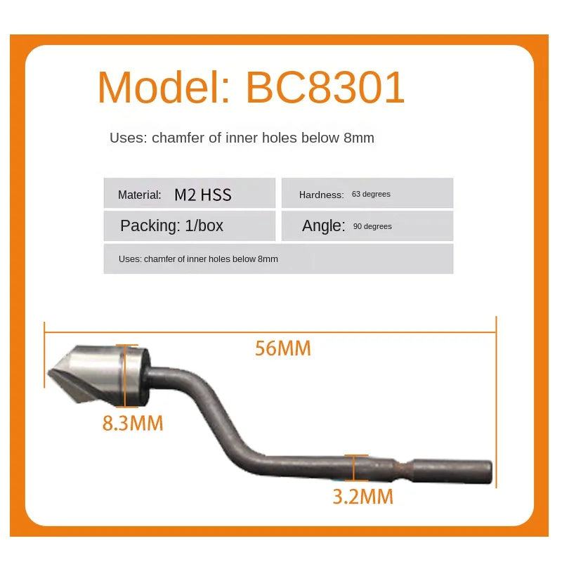 New HSS Chamfer Tool Countersunk Blade BC1041 BC1651 BC8301 BC6301 Deburring System Trimming Tool - PST PS Tradings  PST PS Tradings