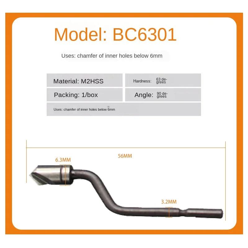 New HSS Chamfer Tool Countersunk Blade BC1041 BC1651 BC8301 BC6301 Deburring System Trimming Tool - PST PS Tradings  PST PS Tradings