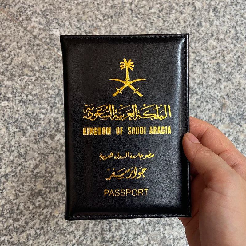 New Saudi Arabia Paspoort Holder Travel Women Pu Leather Covers For Passports Fashion Cute DIPLOMATIC Passport Case Protection - PST PS Tradings