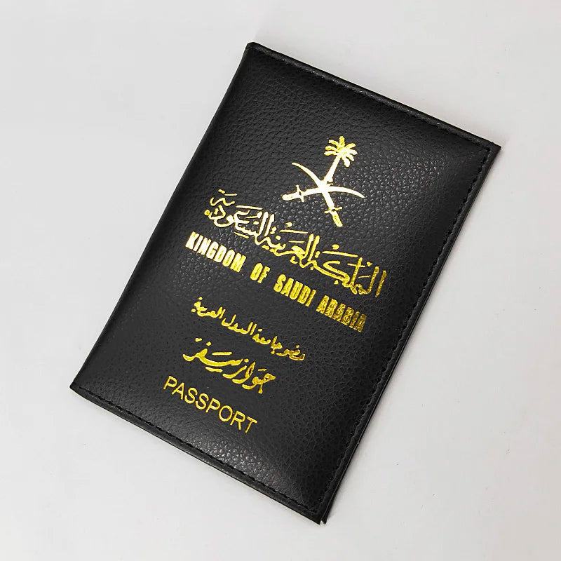 New Saudi Arabia Paspoort Holder Travel Women Pu Leather Covers For Passports Fashion Cute DIPLOMATIC Passport Case Protection - PST PS Tradings