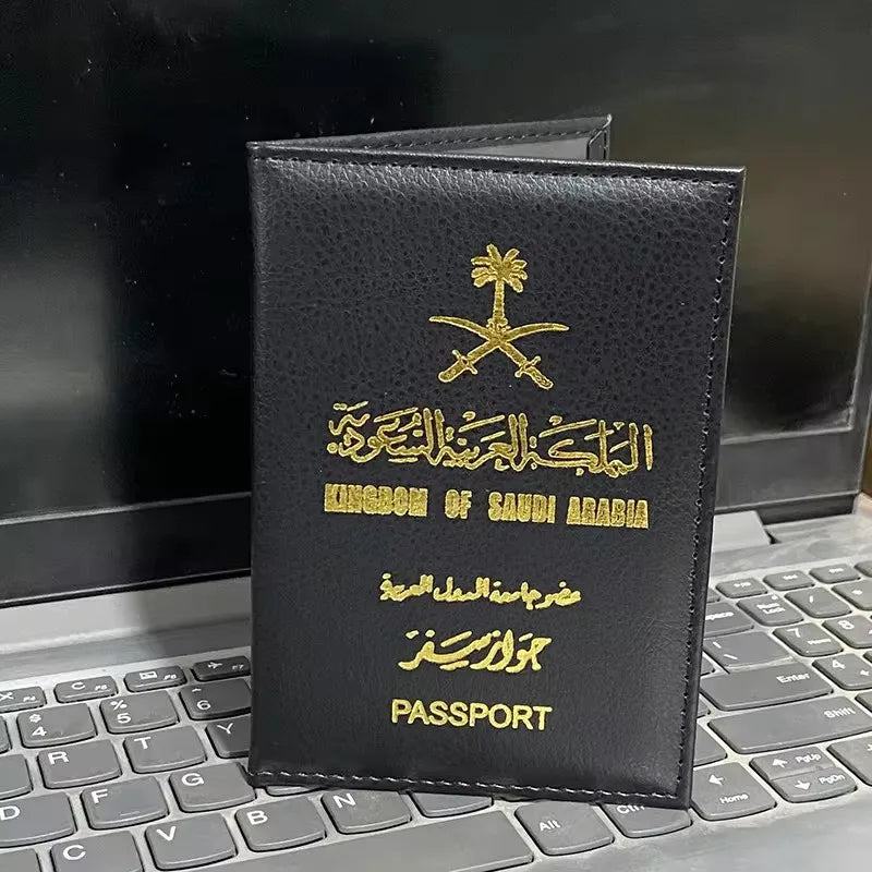 New Saudi Arabia Paspoort Holder Travel Women Pu Leather Covers For Passports Fashion Cute DIPLOMATIC Passport Case Protection - PST PS Tradings