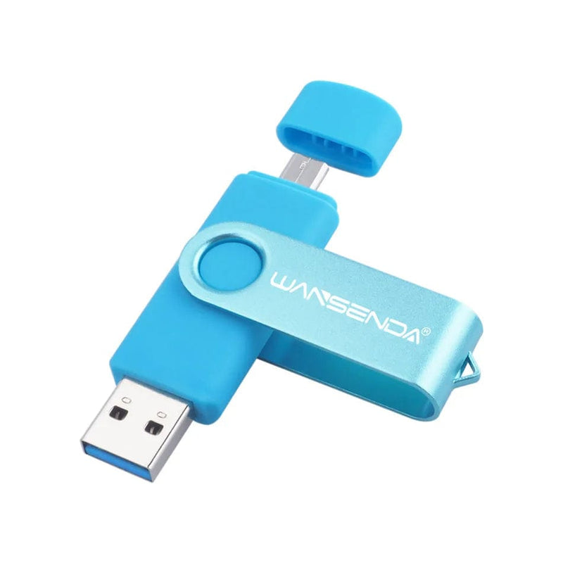 New Usb 3.0 Wansenda OTG USB Flash Drive for Android Phone/Tablet/PC 16GB 32GB 64GB 128GB 256GB Pendrive High Speed Pen Drive