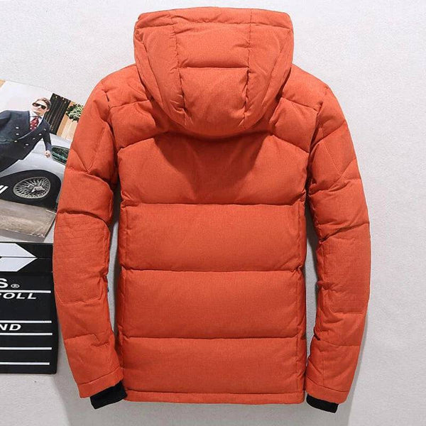 New Winter Jacket Men Casual White Duck Down Warm Hooded Coats Mens Outwear Windbreaker Thicken Parkas 4XL abrigo hombre casaco - Property & Safety Tradings