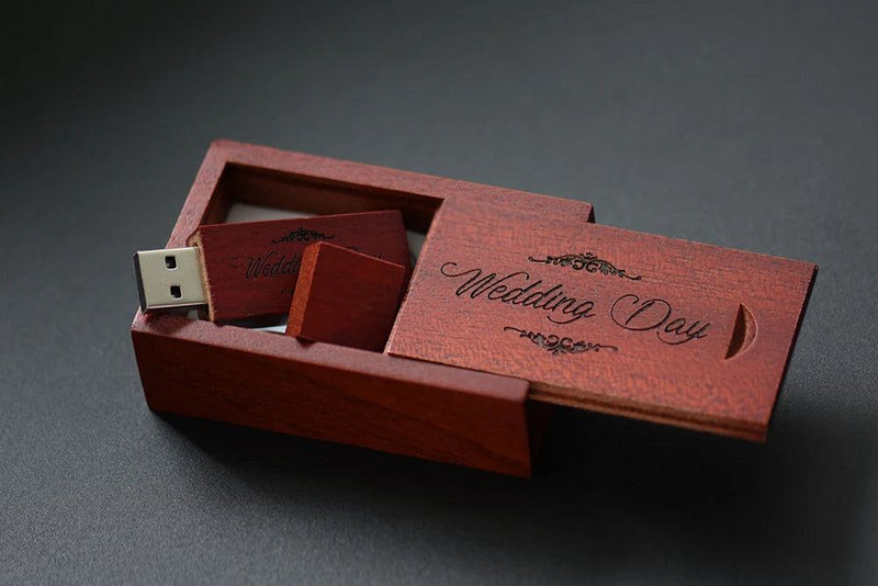 New Wooden Creative USB Flash Drive 64GB Free Custom Logo Pendrive 32GB Photography Memory Stick 16GB U Disk Wedding Gift 8GB