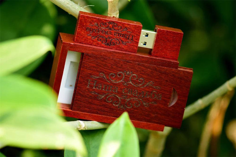 New Wooden Creative USB Flash Drive 64GB Free Custom Logo Pendrive 32GB Photography Memory Stick 16GB U Disk Wedding Gift 8GB