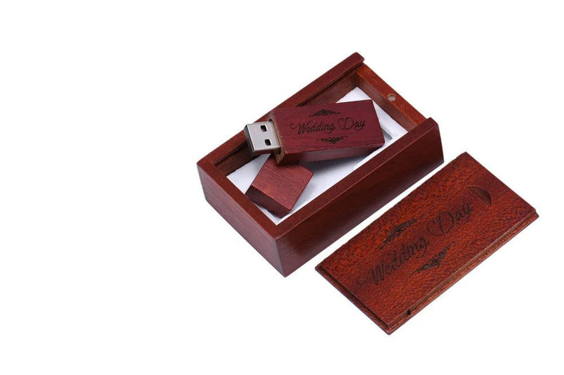 New Wooden Creative USB Flash Drive 64GB Free Custom Logo Pendrive 32GB Photography Memory Stick 16GB U Disk Wedding Gift 8GB