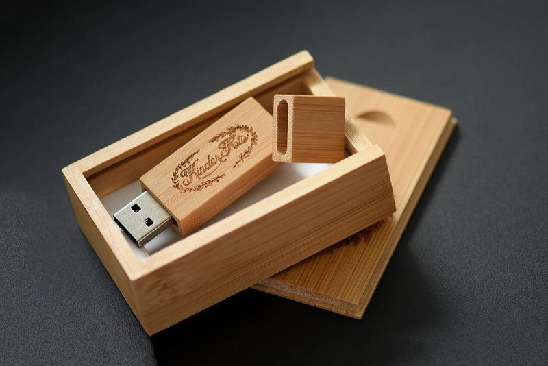 New Wooden Creative USB Flash Drive 64GB Free Custom Logo Pendrive 32GB Photography Memory Stick 16GB U Disk Wedding Gift 8GB