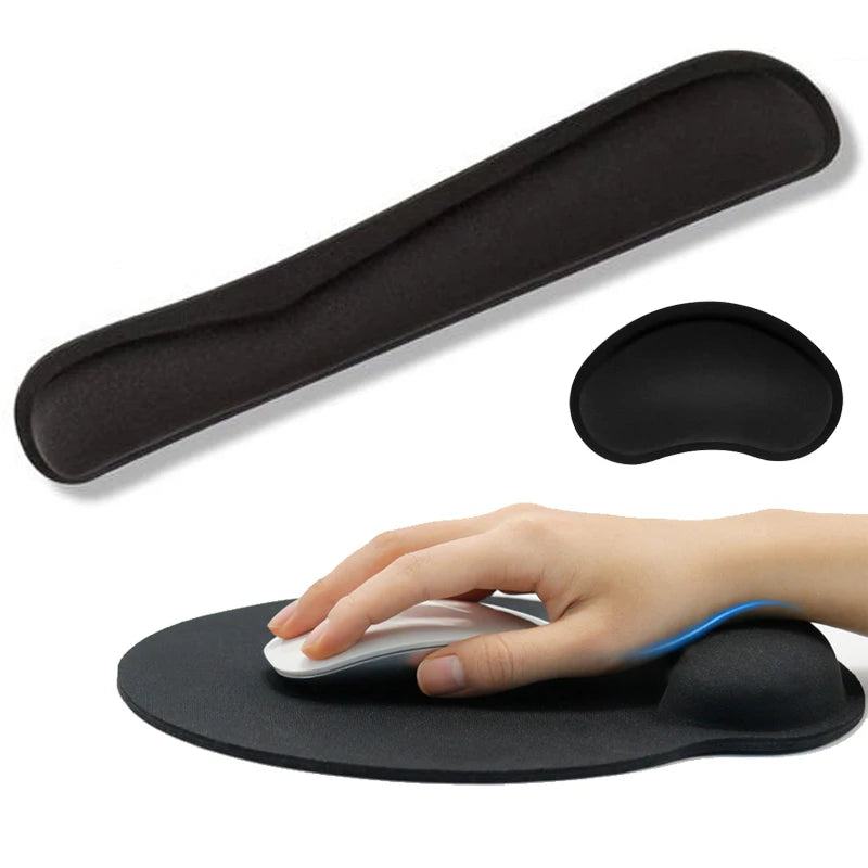 New Wrist Rest Mouse Pad with Non-Slip Base Wrist Rest Pad Ergonomic Mousepad for Typist Office Gaming PC Laptop - PST PS Tradings