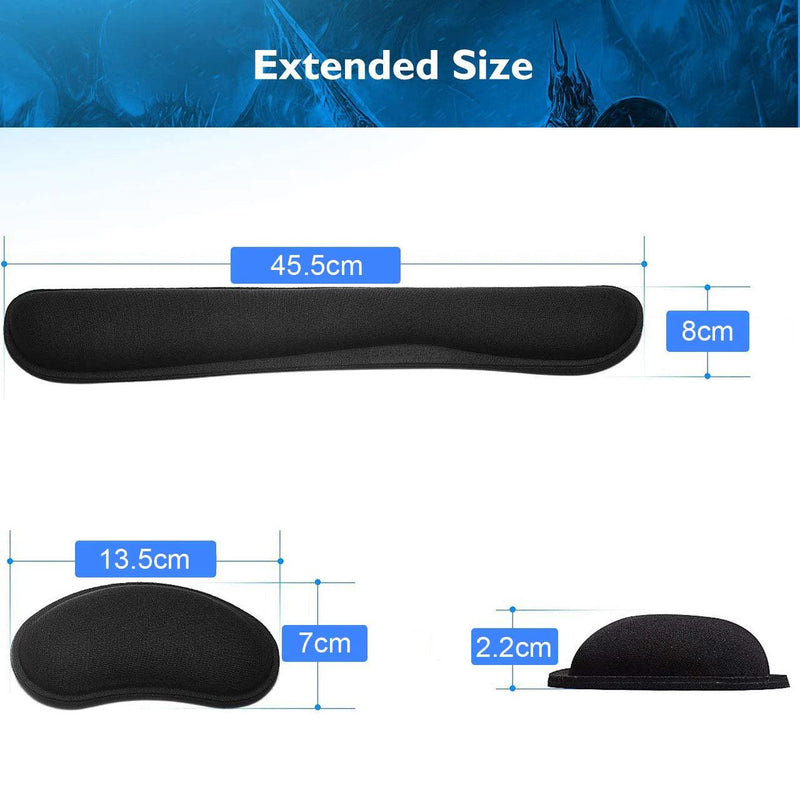 New Wrist Rest Mouse Pad with Non-Slip Base Wrist Rest Pad Ergonomic Mousepad for Typist Office Gaming PC Laptop - PST PS Tradings