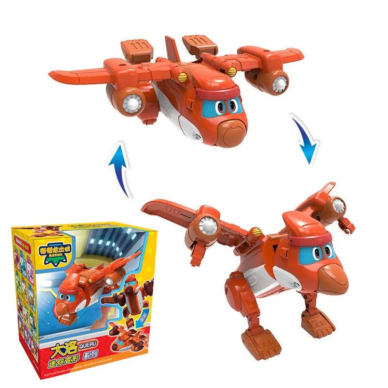 Newest ABS Min Deformation Gogo Dino Explorers REX Transformation Car Airplane Motorboat Crane Gogo Dinosaur Explorers toys