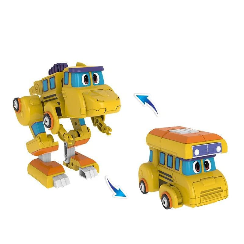 Newest ABS Min Deformation Gogo Dino Explorers REX Transformation Car Airplane Motorboat Crane Gogo Dinosaur Explorers toys